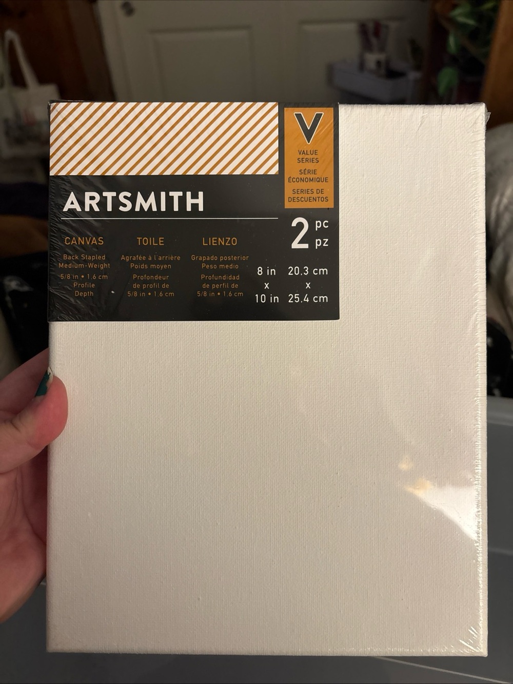 SMITH White Canvas Panel - 2 Pack